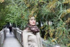DUBIEF Monique, Regard perdu, couleur , street