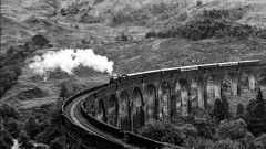 DARNAULT Assunta, Train Harry Potter, monochrome, paysages