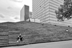 MEICLER-Ghislaine Attente monochrome street