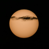 Le Bourhis Josette, Lune avant l'éclipse, couleur, nature
