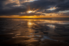 Chapel Martine, Coucher de soleil a Houlgate, couleur, paysages