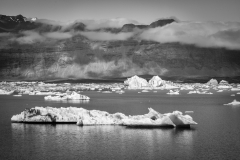ROBIN Hervé, Jokul Sarlon, monochrome, paysages