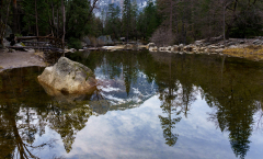 CHAPEL Martine, Mirror Lake, couleur, paysage