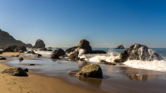 CHAPEL Martine, vagues du pacifique, couleur, paysage