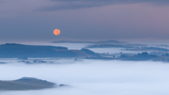 FOURNIER Laurence, coucher de Lune, couleur, paysage