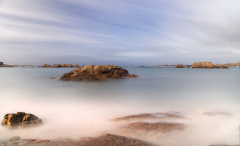LERZY Denis port de la greve blanche copie couleur minimalisme