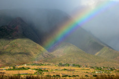 Le Bourhis Josette, arc en ciel hawaïen, couleur, paysage