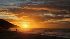 Le Bourhis Josette Le soir en Normandie couleur paysage