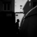 VICARI Alain, silhouette, monochrome, street
