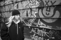 VICARI Alain, dans ses pensées, monochrome, street