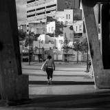 VICARI Alain, livraison, monochrome, street