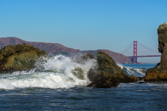 CHAPEL Martine, Golden Gate et pacifique, couleur, paysages