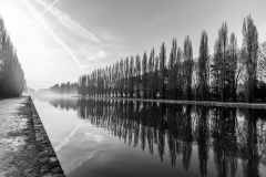 FOURNIER Laurence, Le canal, monochrome, paysages