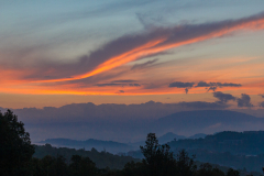 Gardon Jocelyne, Soirée en Ombrie, couleur, paysages