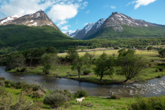 Le Bourhis Josette, Promenade en Terre de Feu, couleur, paysages