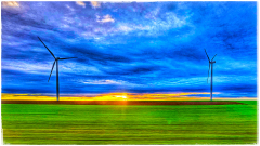 PARENT_Benoit, Eoliennes, couleur,  minimaliste