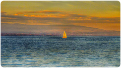 PARENT Benoit, Voilier sur le lac Leman, couleur, paysages