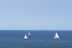 PARENT Benoit, bateaux à voile, couleur,  minimaliste