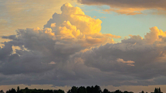 PARENT Benoit, Nuages du soir, couleur, paysages