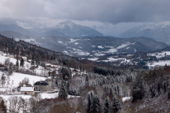 WINTERHALTER François, Saxel premières neiges, couleur, paysages