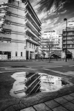 conan serge, reflet,  monochrome, architecture