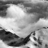 VICARI Alain, crêtes 01, monochrome, Paysage