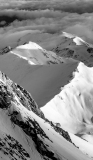 VICARI Alain, crêtes 03, monochrome, Paysage
