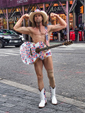 KOSS MARIO, Le musicien de NY, couleur , street