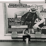 PARENT_Benoit, Métro parisien,  monochrome, street