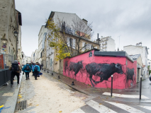 Bourdallé jean-Jacques, Deux troupeaux, couleur, street