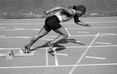 Chabonat Alain, Athlétisme, monochrome, sport