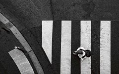 DURAND Hervé, passage, monochrome, street