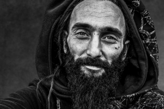 GAYET Nathalie, Douceur de la rue, monochrome, portrait