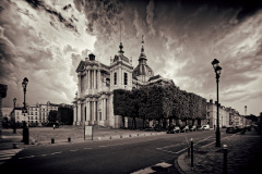 MENSLER Michel, Cathédrale Saint-Louis, monochrome, architecture