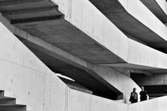 MARGERIE Robin Escalier du CND monochrome architecture