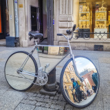 MEICLER Ghislaine, en roue libre, couleur, street