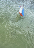 CHERON Françoise, Boat, couleur, street