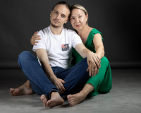 Assunta Darnault, Timour & Natalia, couleur, portrait