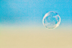CHERON Françoise, Bulle, couleur, minimaliste