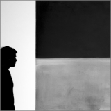 Vicari Alain, de profil, monochrome, créative