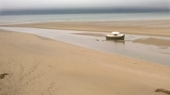 Durand_Pascale, bateau échoué, couleur, paysages