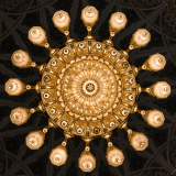 Le Bourhis Josette, mosquée de Mascate, couleur, architecture
