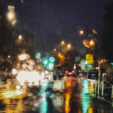 MEICLER Philippe, Sous la pluie, couleur, street